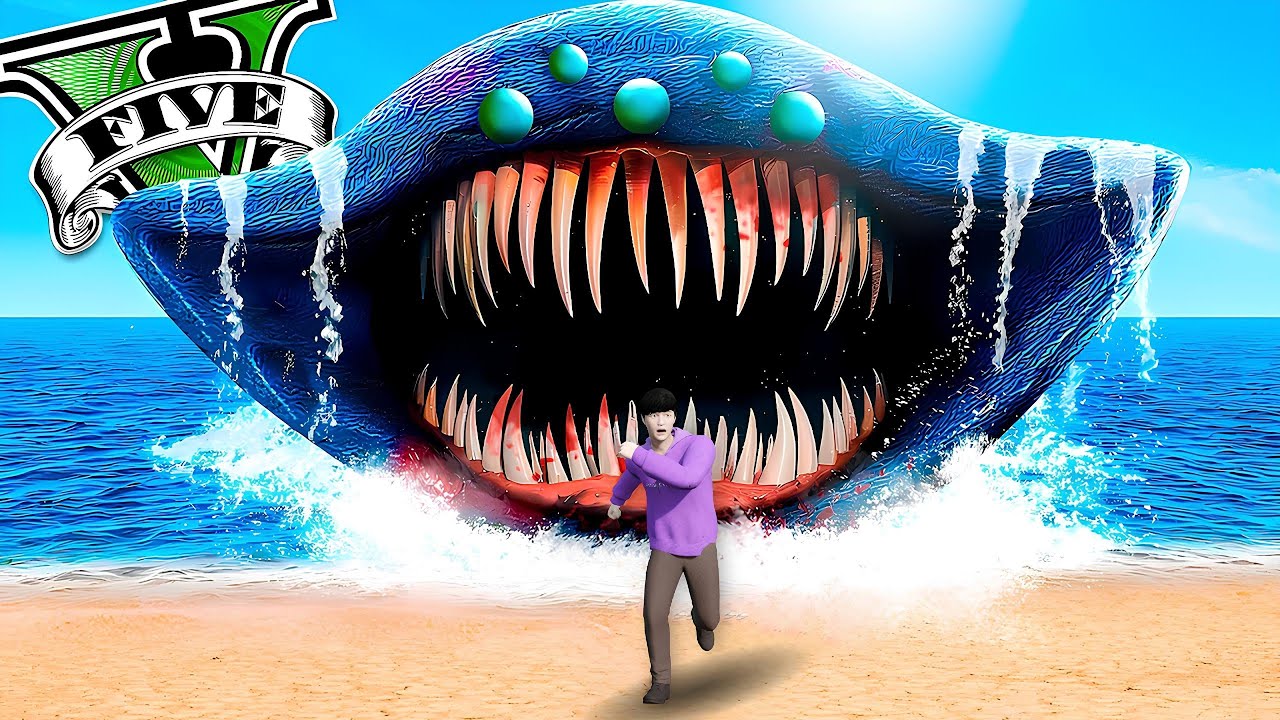 ကမ္ဘာ့အကြီးဆုံး Sea Monster ကြီး ကမ်းခြေပေါ် တက်လာပြီ | Hunting El Gran Maja in GTA V