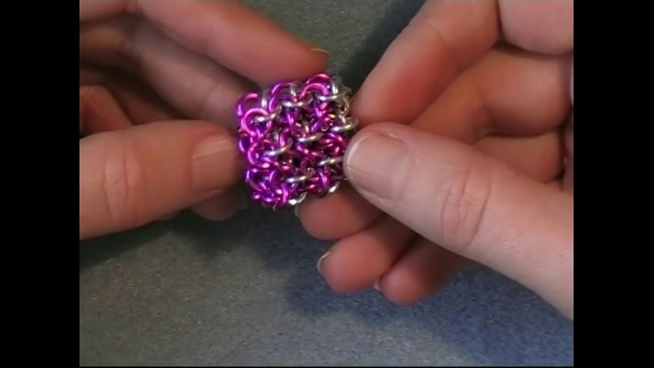 How to - Chainmaille Jelly Cube Tutorial - Как плести желе куб - Мастеркласс