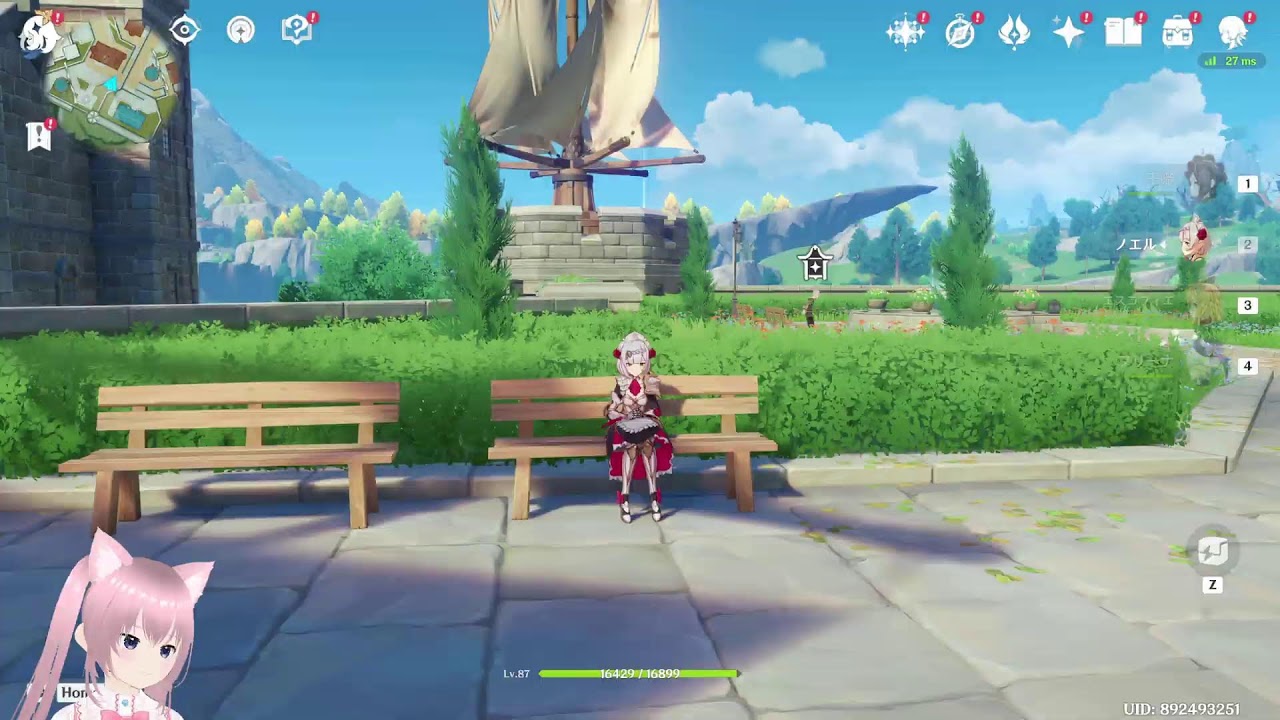 原神 女性実況 【風を捕まえる帰郷者】 女性配信 初見