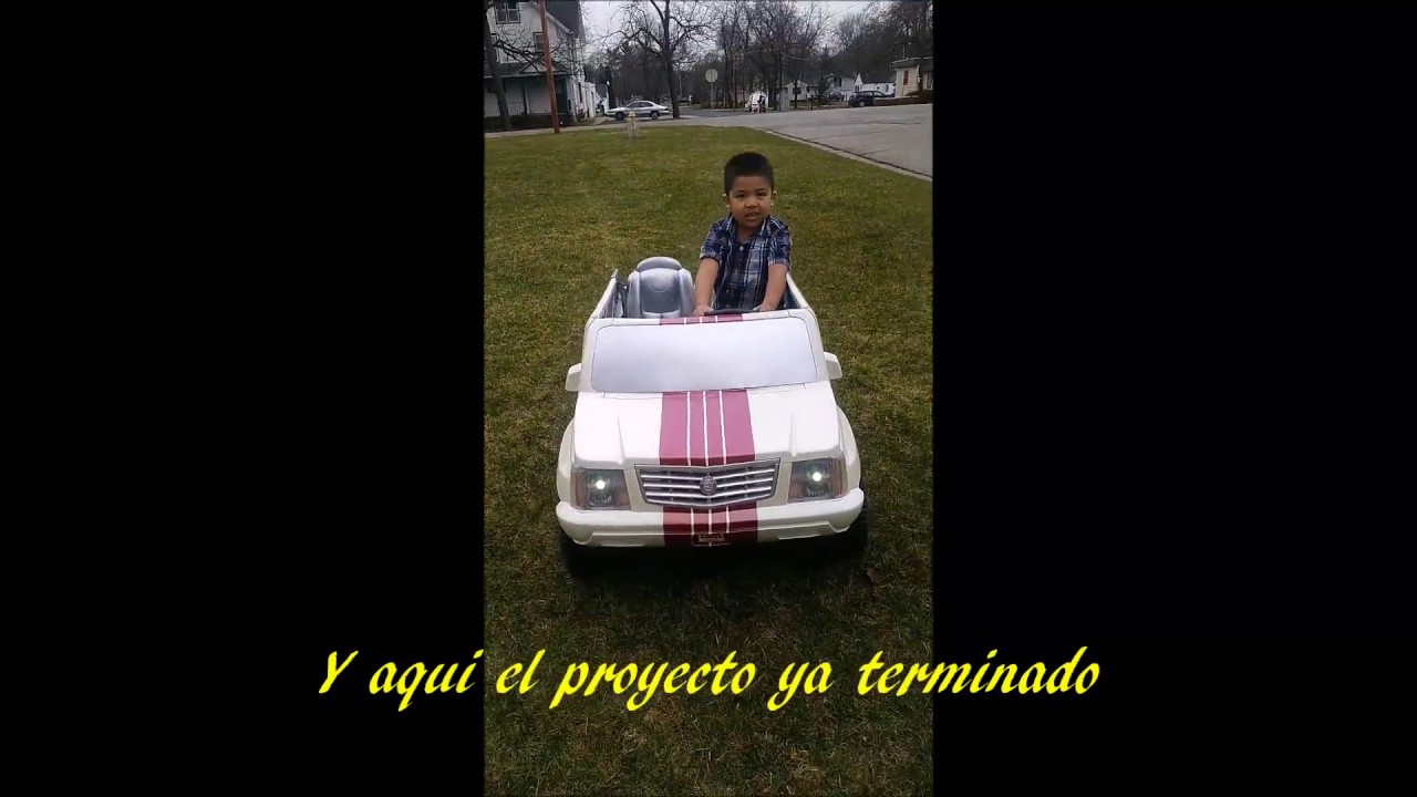 Modificacion de carro electrico (Cadillac Escalade Power wheels mod)