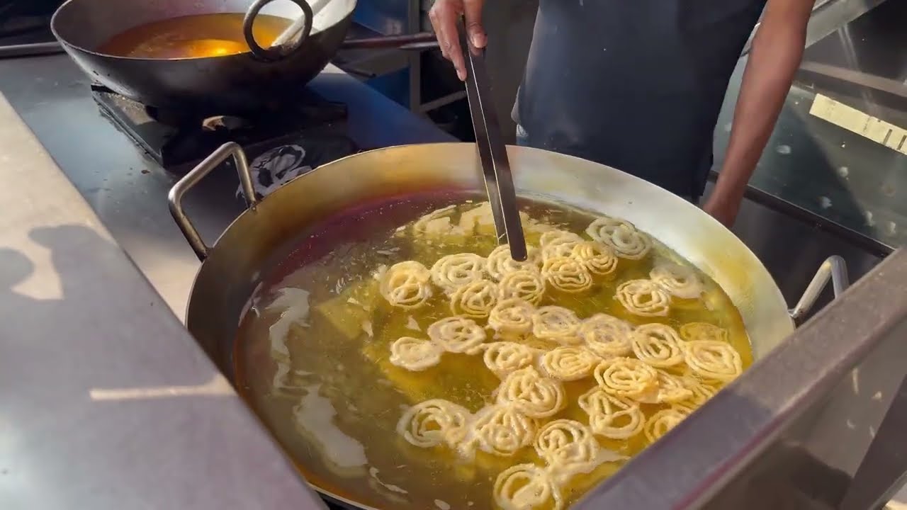 Fresh Jalebi on the Streets of India | Indian Street Food
