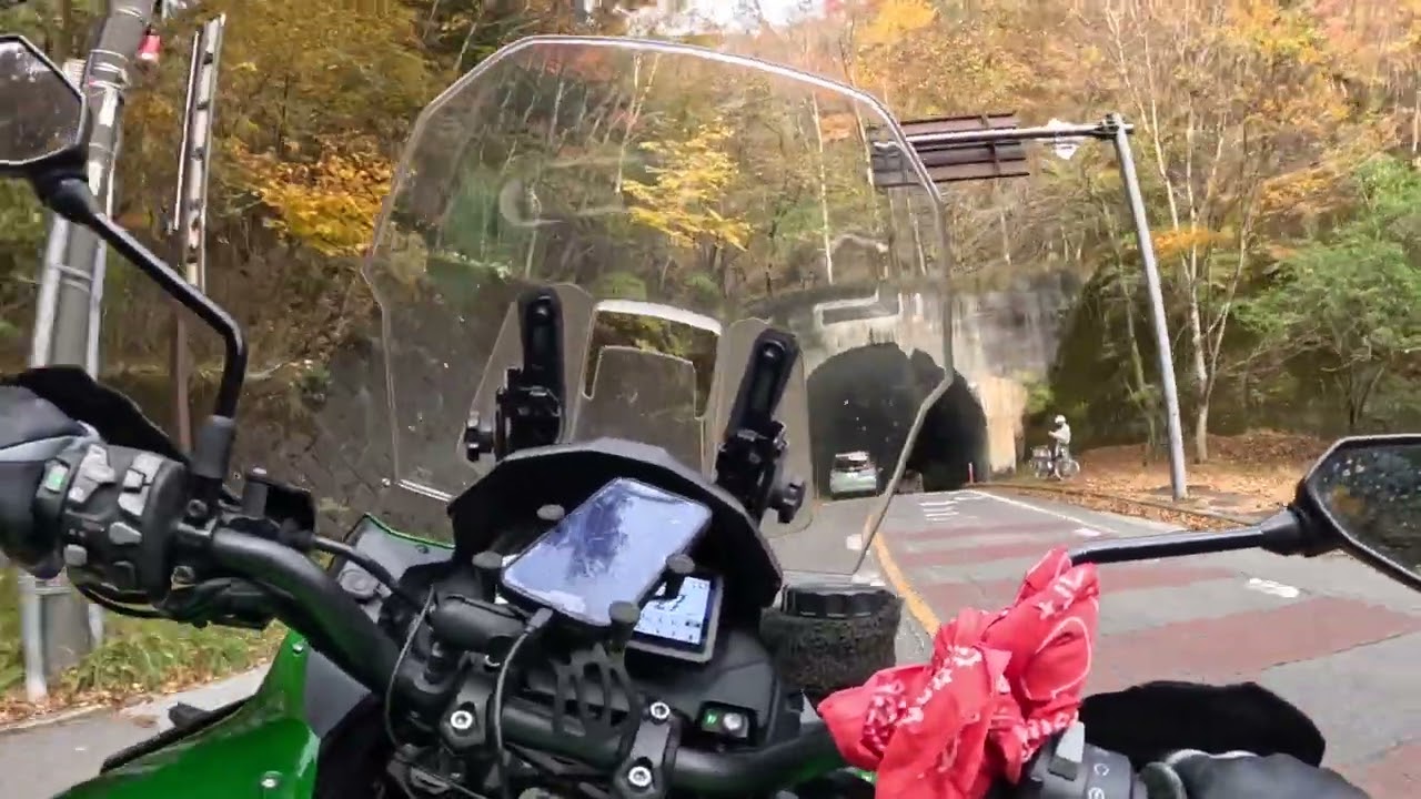 紅葉の山中湖通りと秋の道志道ツーリング
