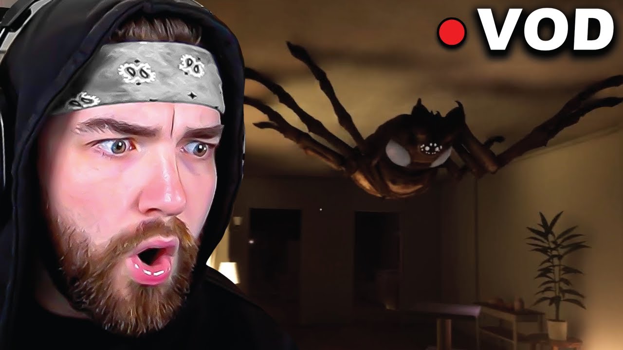 I HATE SPIDERS + New Horror Cat Game and PEAK | KingWoolz VOD