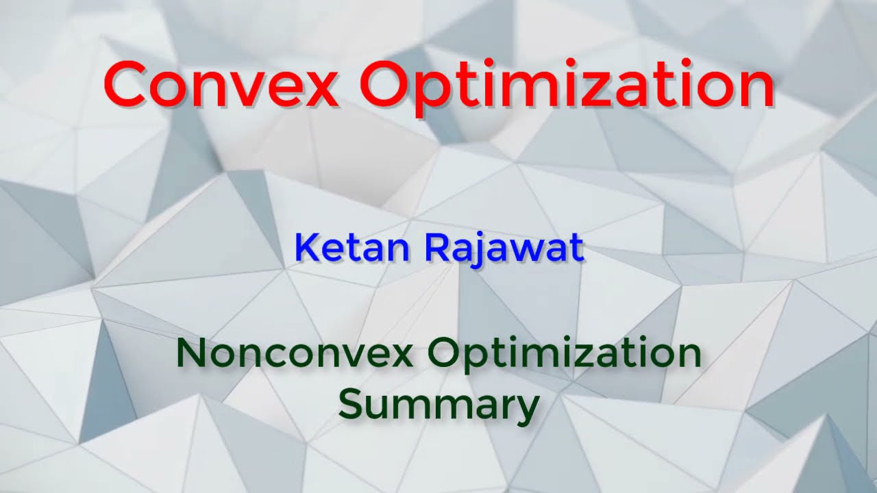 Non-convex Optimization via Convex Optimization Algorithms