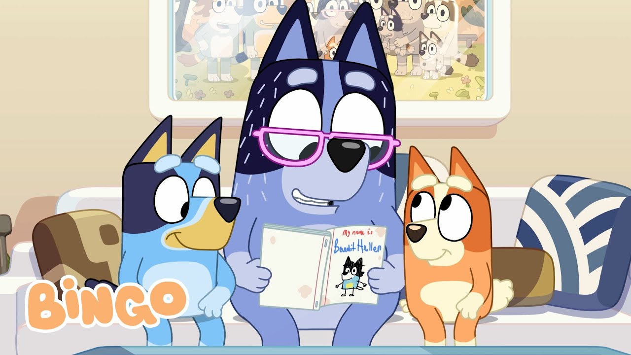 Bingo Reads Dad's Story ✉️✏️ | Letter Full Minisode | Bingo - Official Channel
