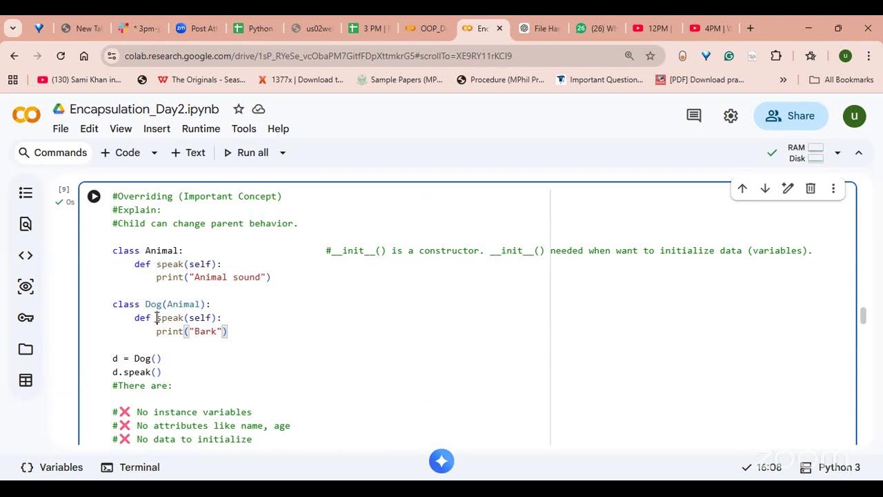 3 PM | Week 4 | Day 3 | Python for AI-Driven absolute beginners