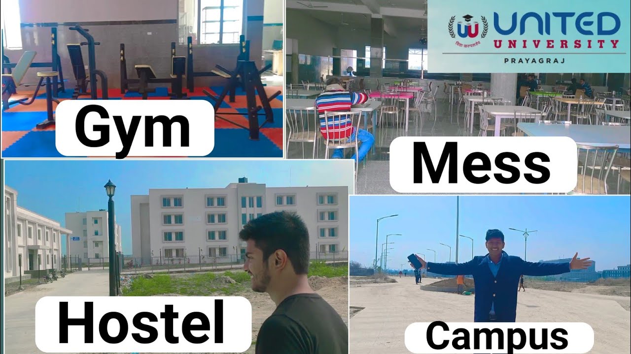 United University Hostel mess and campus Life Prayagraj/ Top University in Prayagraj Allahabad