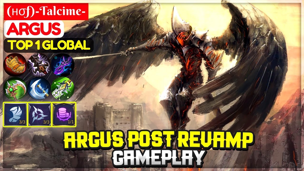 Argus Post Revamp Gameplay [ Top 1 Global Argus ] (нσf)-Talcime- - Mobile Legends