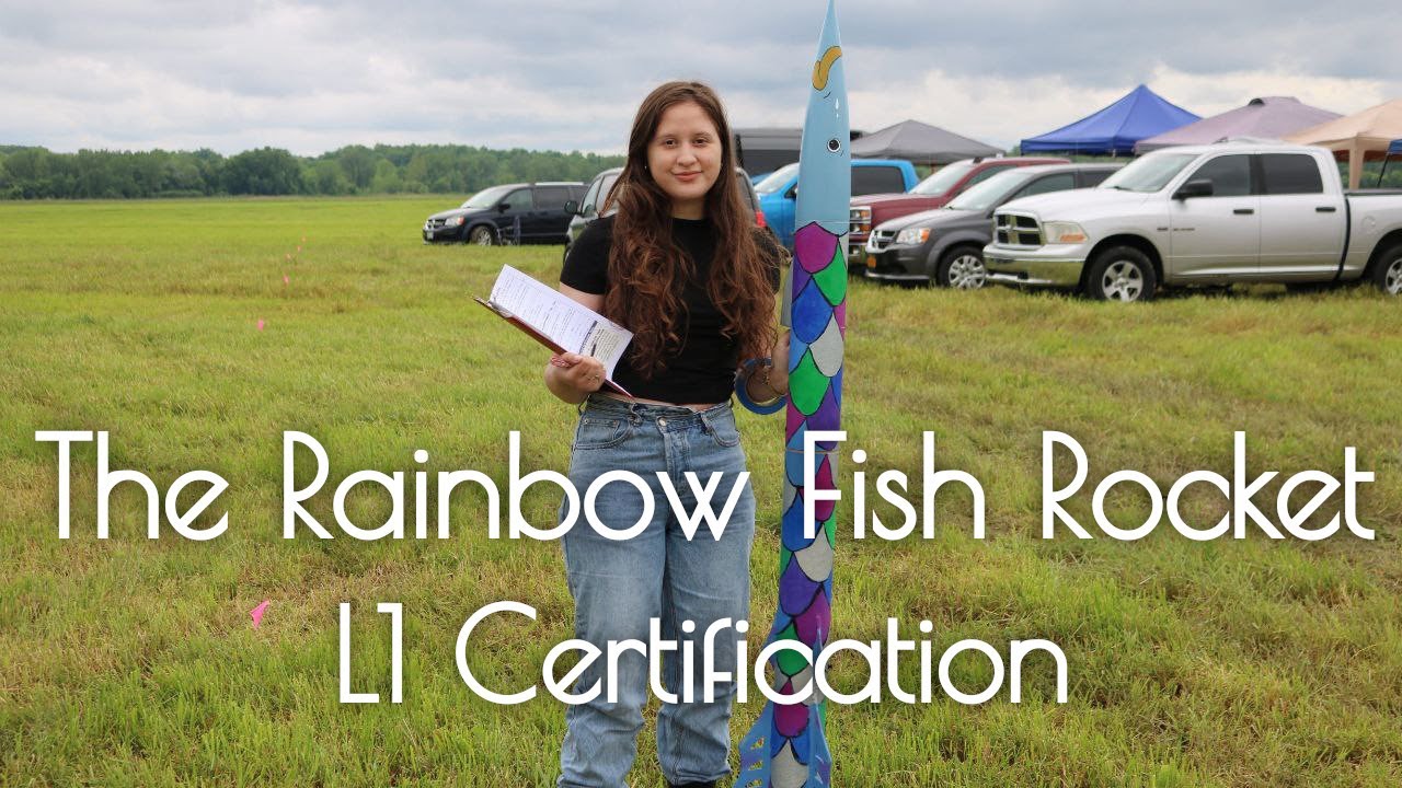 The Rainbow Fish Rocket | L1 HPR Certification