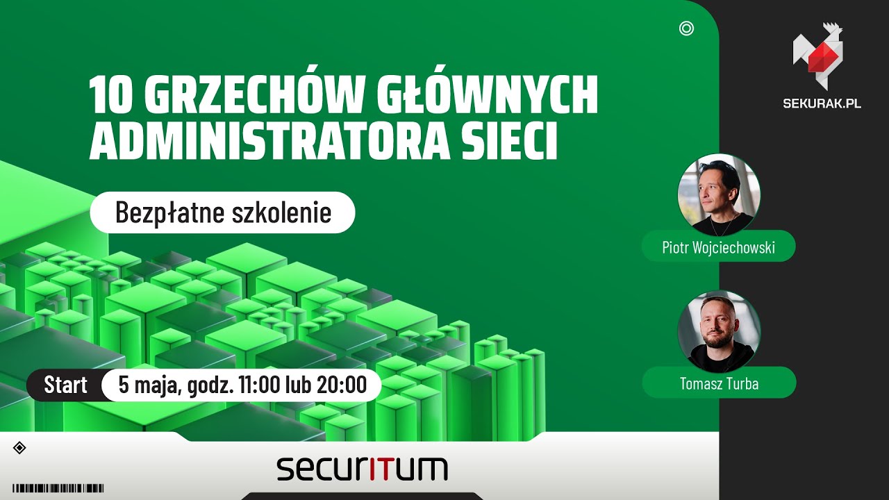 10 grzech&oacute;w gł&oacute;wnych administratora sieci
