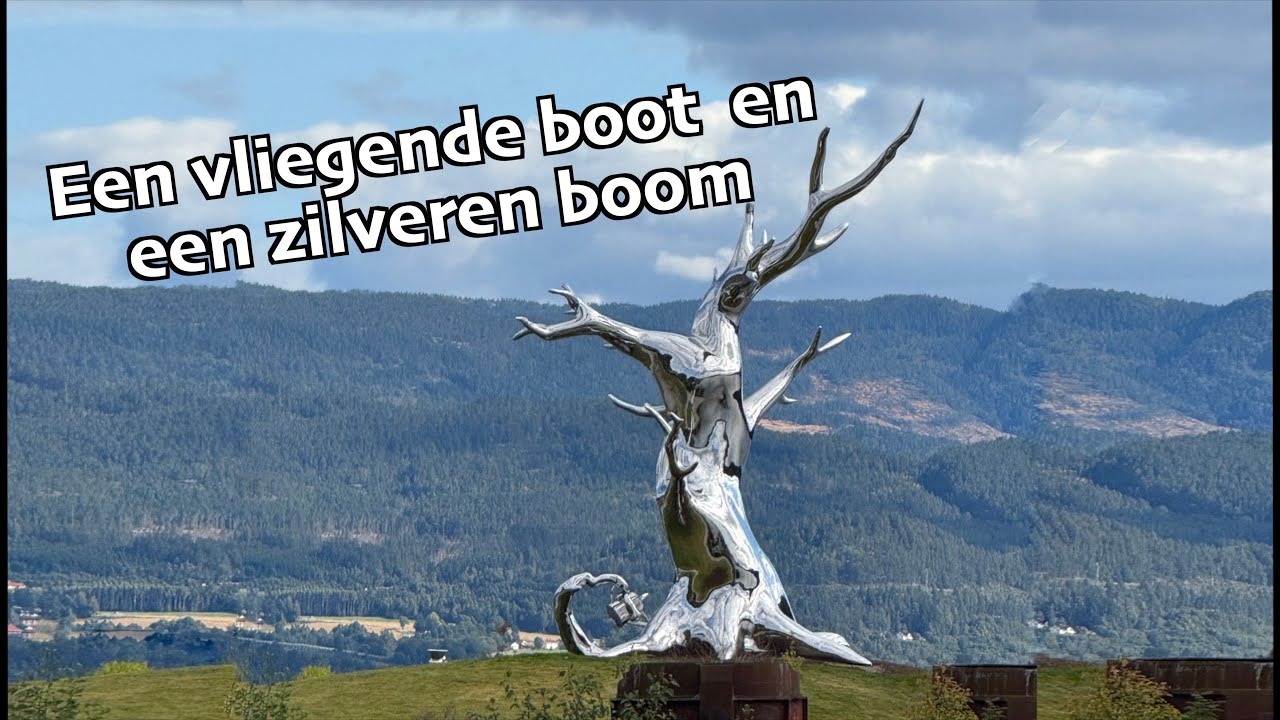 Vliegende boot en zilveren boom