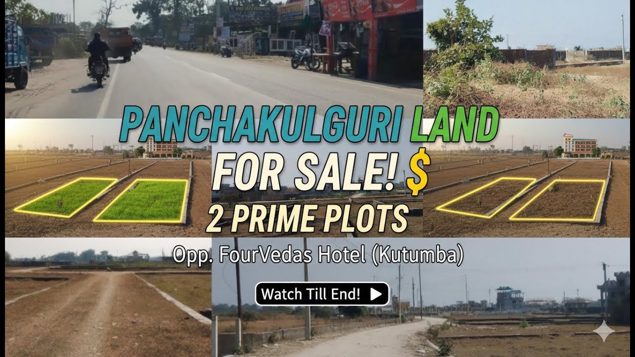Land for sale in Panchakulguri The FourVedas hotel opposite (kutumba) total 2 plot in The video