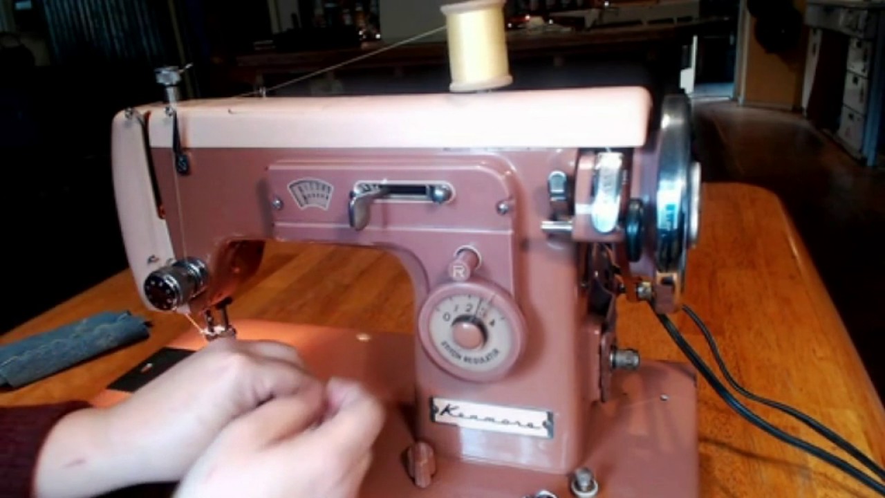Kenmore 353 (352) Vintage Sewing Machine Demo, by Stagecoach Road, presented by tr Kelley.
