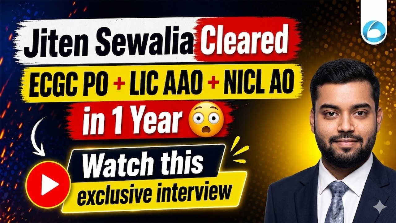Jitendra Cleared ECGC PO, LIC AAO & NICL AO in 1 Year | Bank Exam Success Strategy 🔥 | Oliveboard