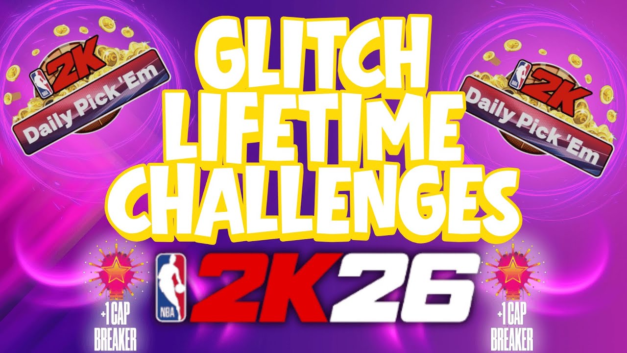 NOVO GLITCH do LIFETIME CHALLENGES no NBA 2K26 &ndash; Ganhe 2 CAPBREAKERS