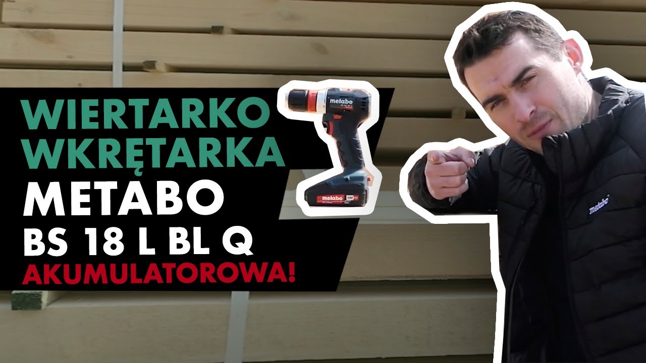 Optymalny wyb&oacute;r! Wiertarko-Wkrętarka Akumulatorowa Metabo BS 18 L BL Q
