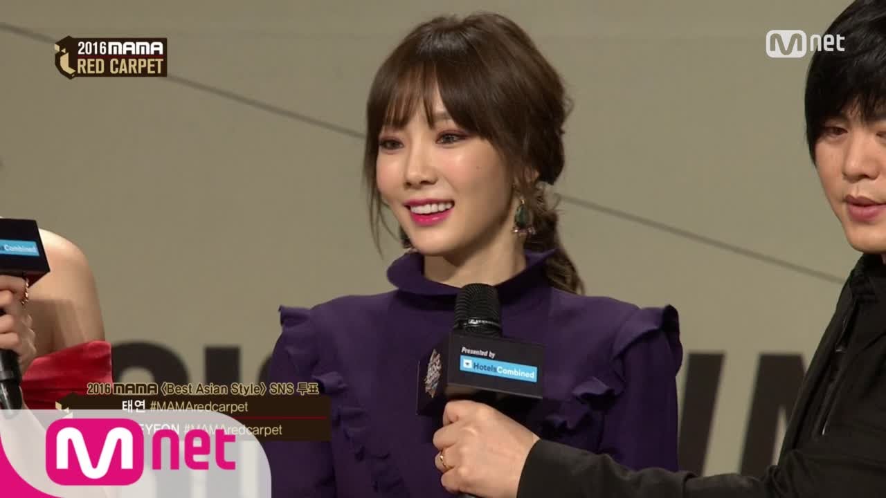 [2016 MAMA] Red Carpet_TAEYEON(태연)