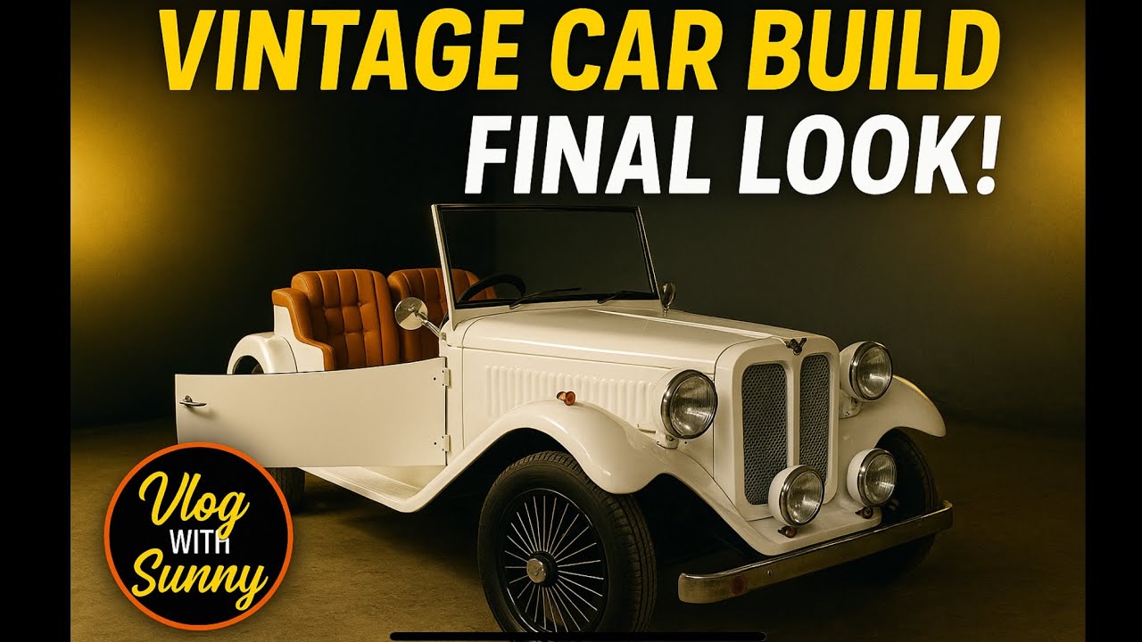 Zero से Hero तक – Handmade Classic Car की पूरी Journey 🔥#vintagecars #vlog #car