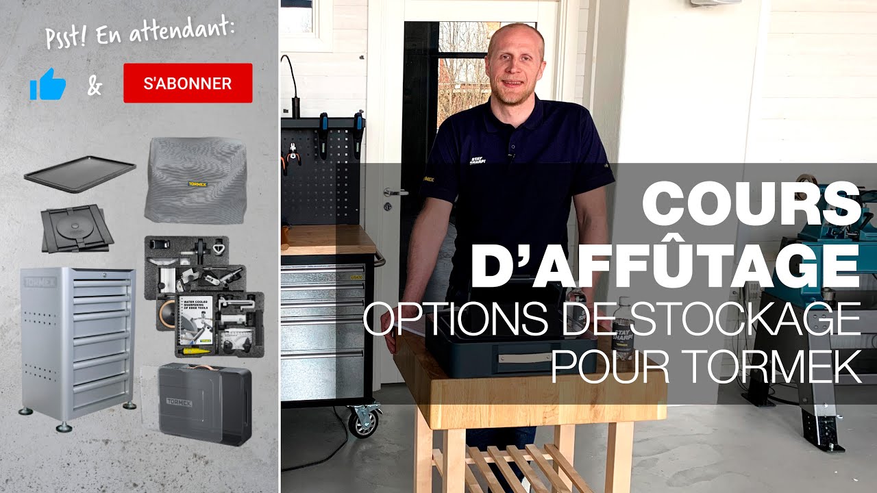 Les options de stockage pour Tormek | Partie 13 | Cours d'affûtage Tormek en direct