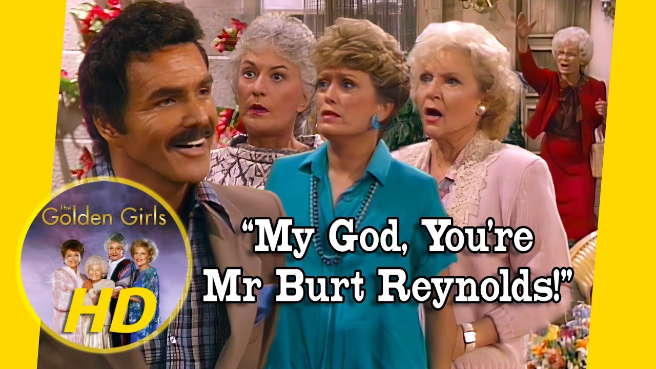 Burt Reynolds stops by to take Sophia out for lunch. - Golden Girls HD