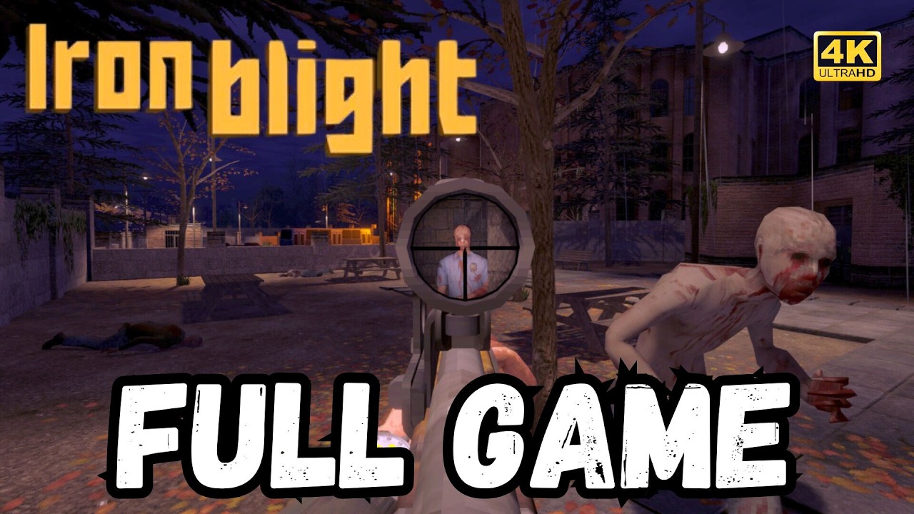 Iron Blight | Complete Walkthrough | All Weapons & Mods 🧟&zwj;♀️🔫 4K 60FPS #ironblight #horrorgames