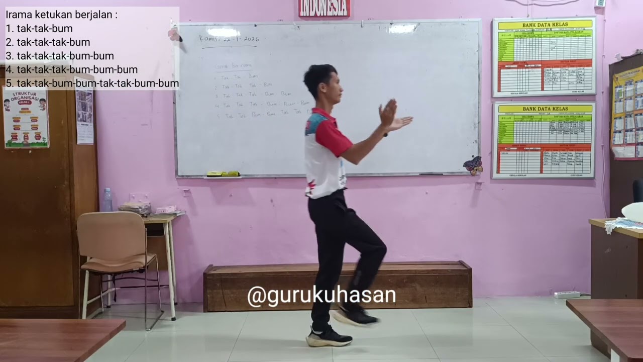 PJJ PJOK kelas 1, gerak berirama. Berjalan dan melompat. #pjok #pjj #senam #gerakdasar