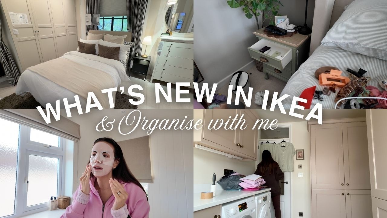 What's New in IKEA 2026 + Organising My Bedside Table | Trying the L'Oreal Glass Skin Mask