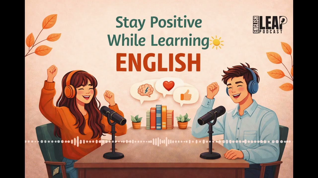 Stay Positive While Speaking English | English Leap Podcast