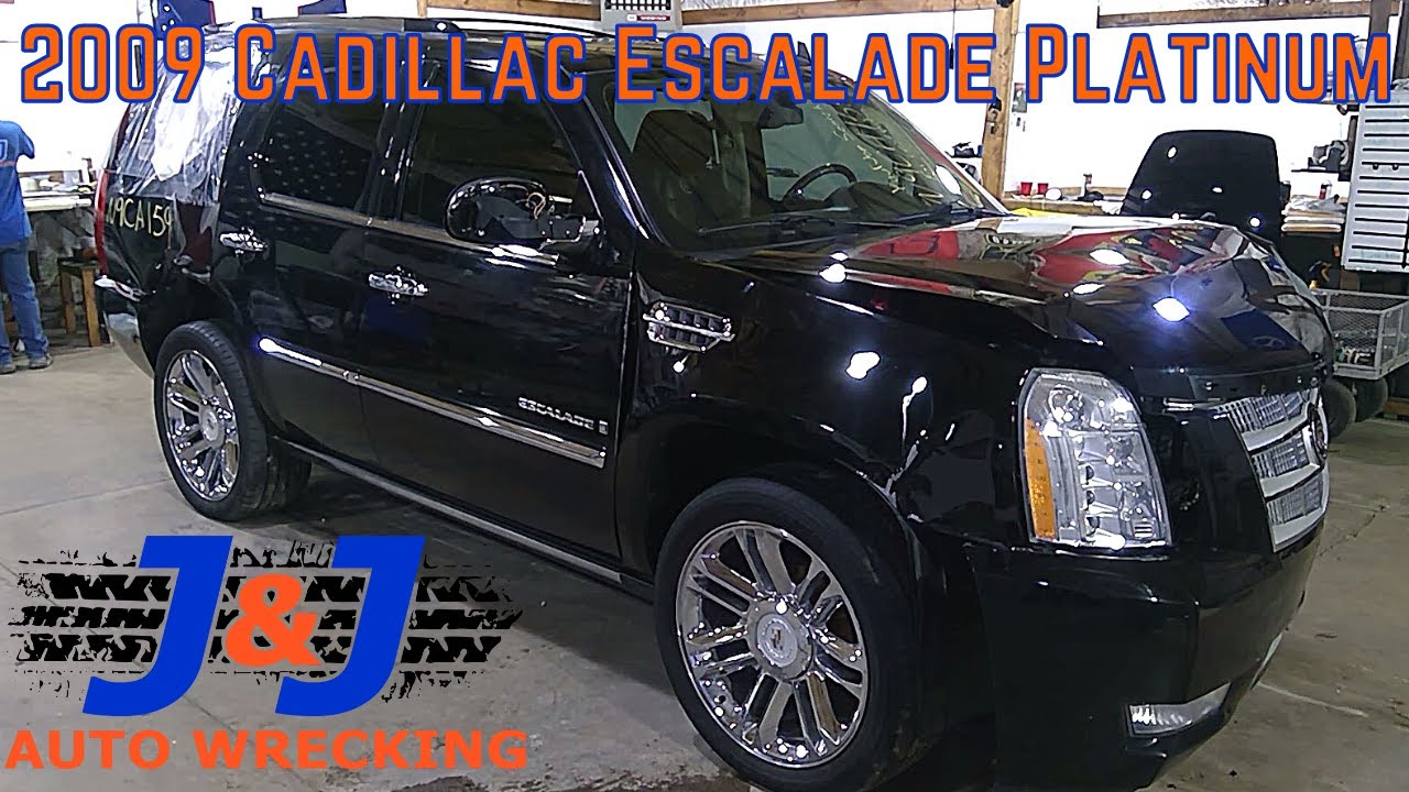 2009 Cadillac Escalade Platinum Part Out Test Video Review N9CA159