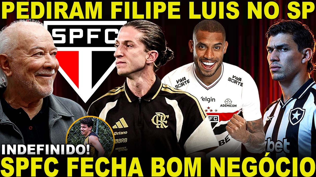 SURREAL!!! QIEREM FILIPE LUÍS NO SPFC! EXCELENTE ACORDO FECHADO! FERRARESI É DO BOTAFOGO! ANDRÉ E+