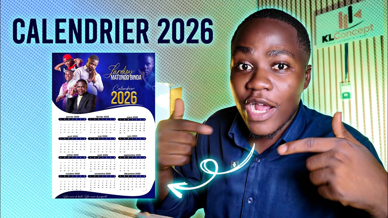 COMMENT FAIRE UN CALENDRIER 2026 DANS PHOTOSHOP