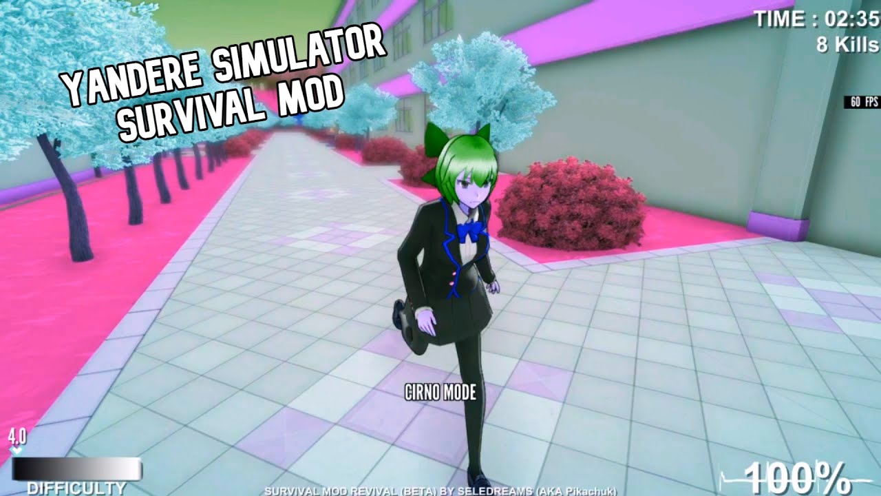 Survival Mod With Nemesis | Yandere Simulator Demo