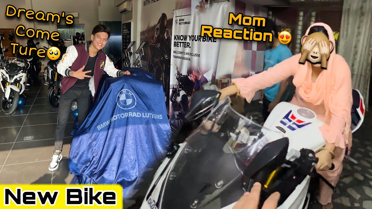 Taking Delivery Of My Dream BMW Superbike Mom Ka Reaction 😍