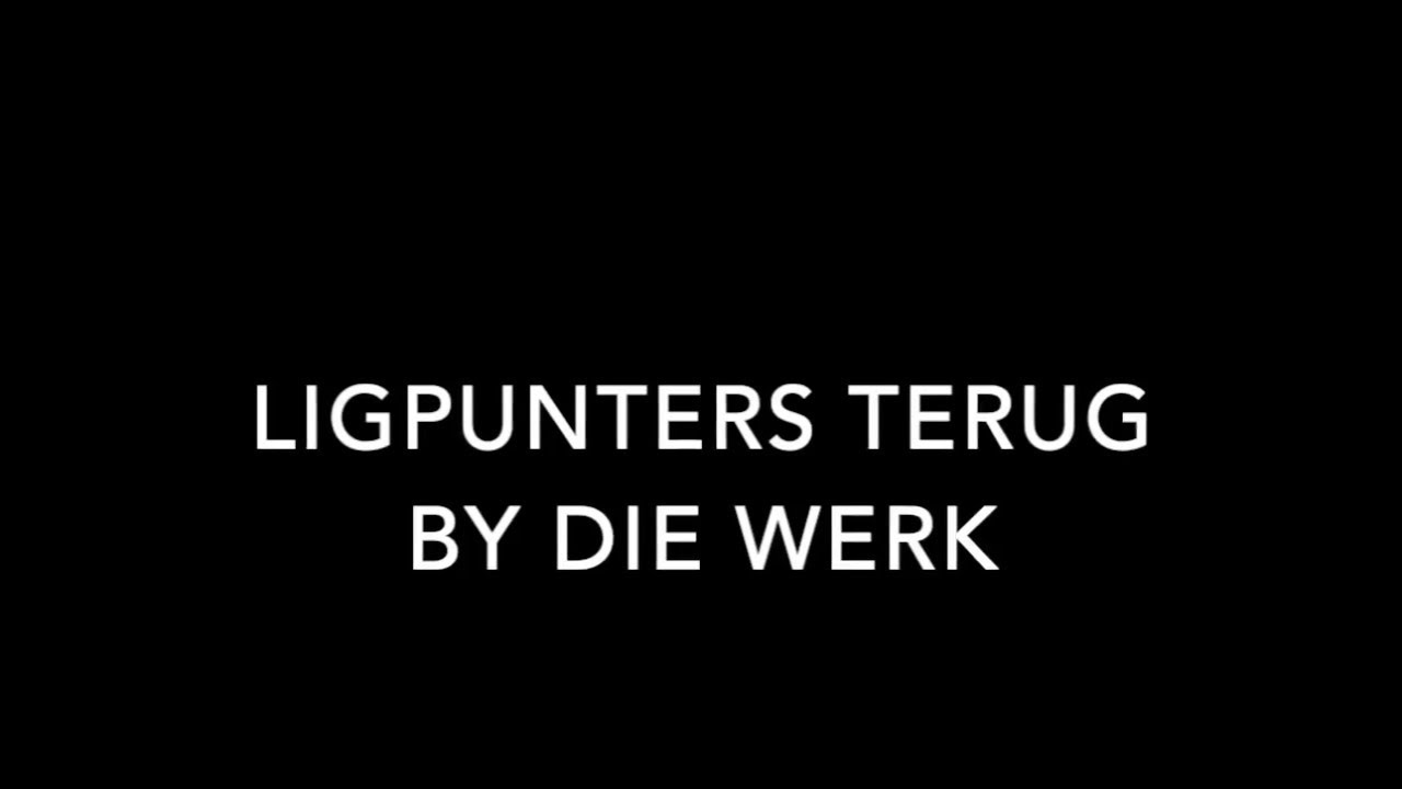 Ligpunters terug by die werk