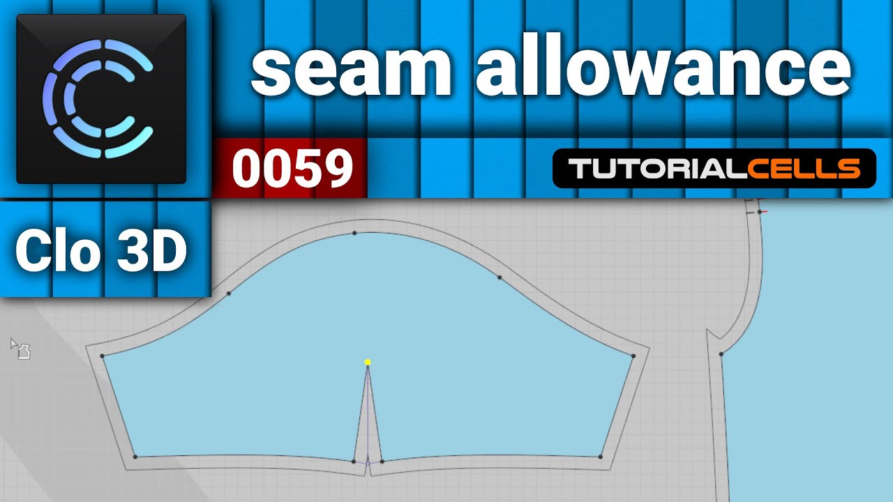 0059. seam allowance in clo3D