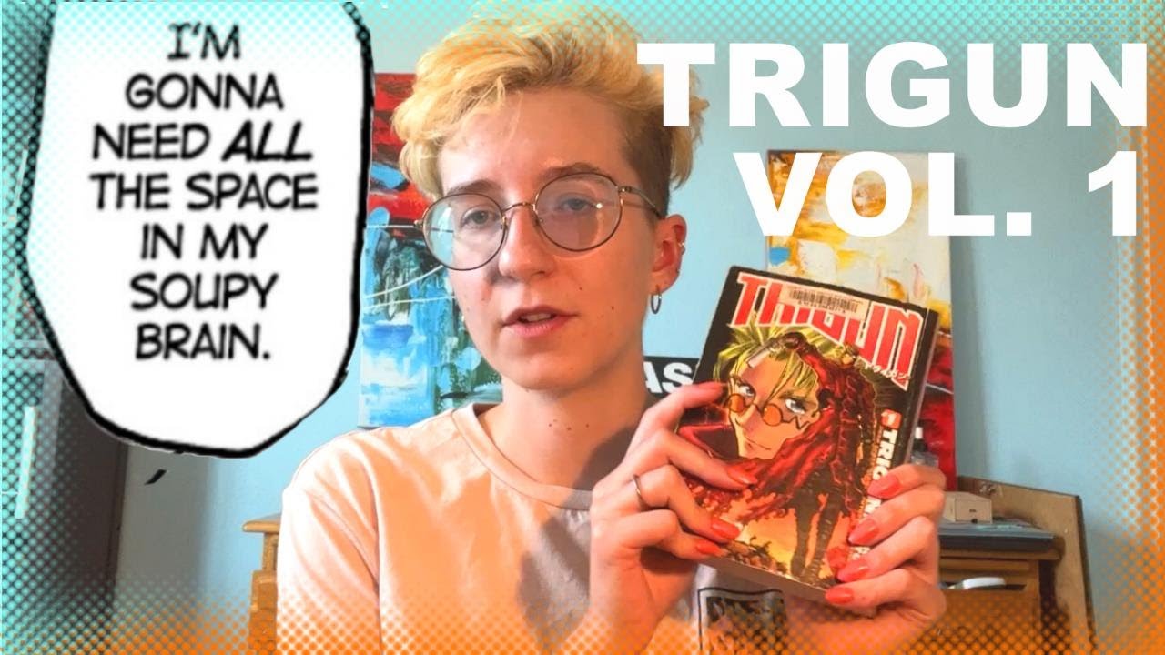 DEEP SPACE PLANET FUTURE GUN ACTION!! | TRIGUN MANGA REVIEW
