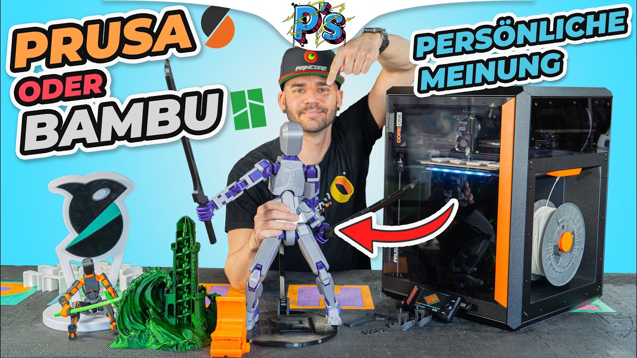 PRUSA Core ONE oder Bambu Lab ? - Meine persönliche Meinung | + Ich drucke den Dummy 13