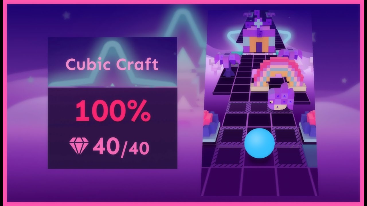「Rolling Sky」Cubic Craft「Bonus Level 76」| ★★