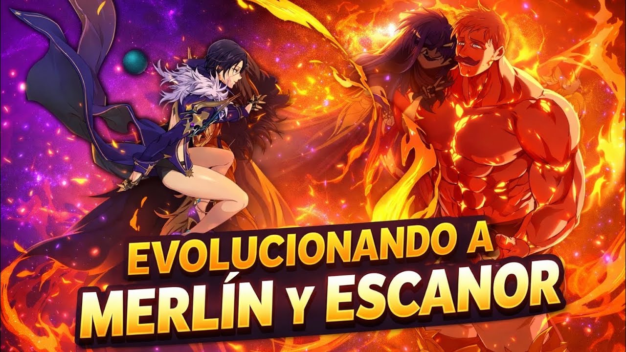 ¡POR FIN! Evolucionamos a Merlín y Escanor + BUILD AL MÁXIMO