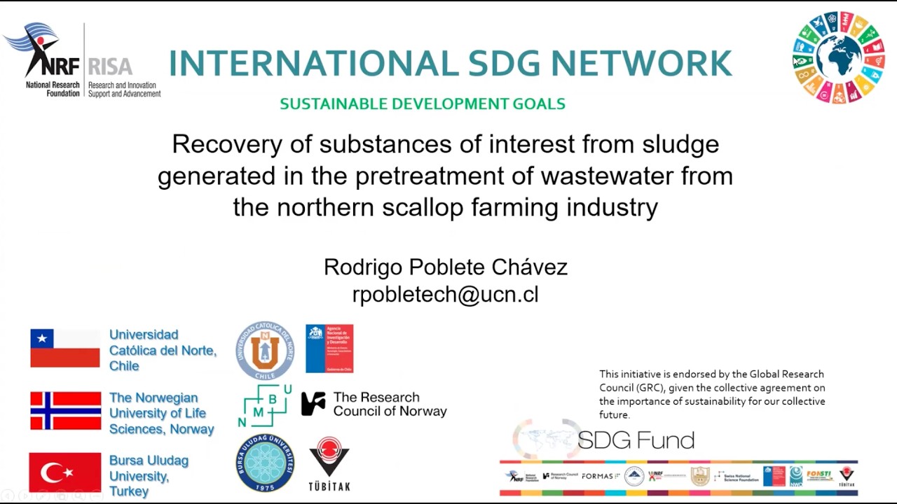 Dr. Rodrigo Poblete, Recovery of substances of interest from sludge generated in the ...