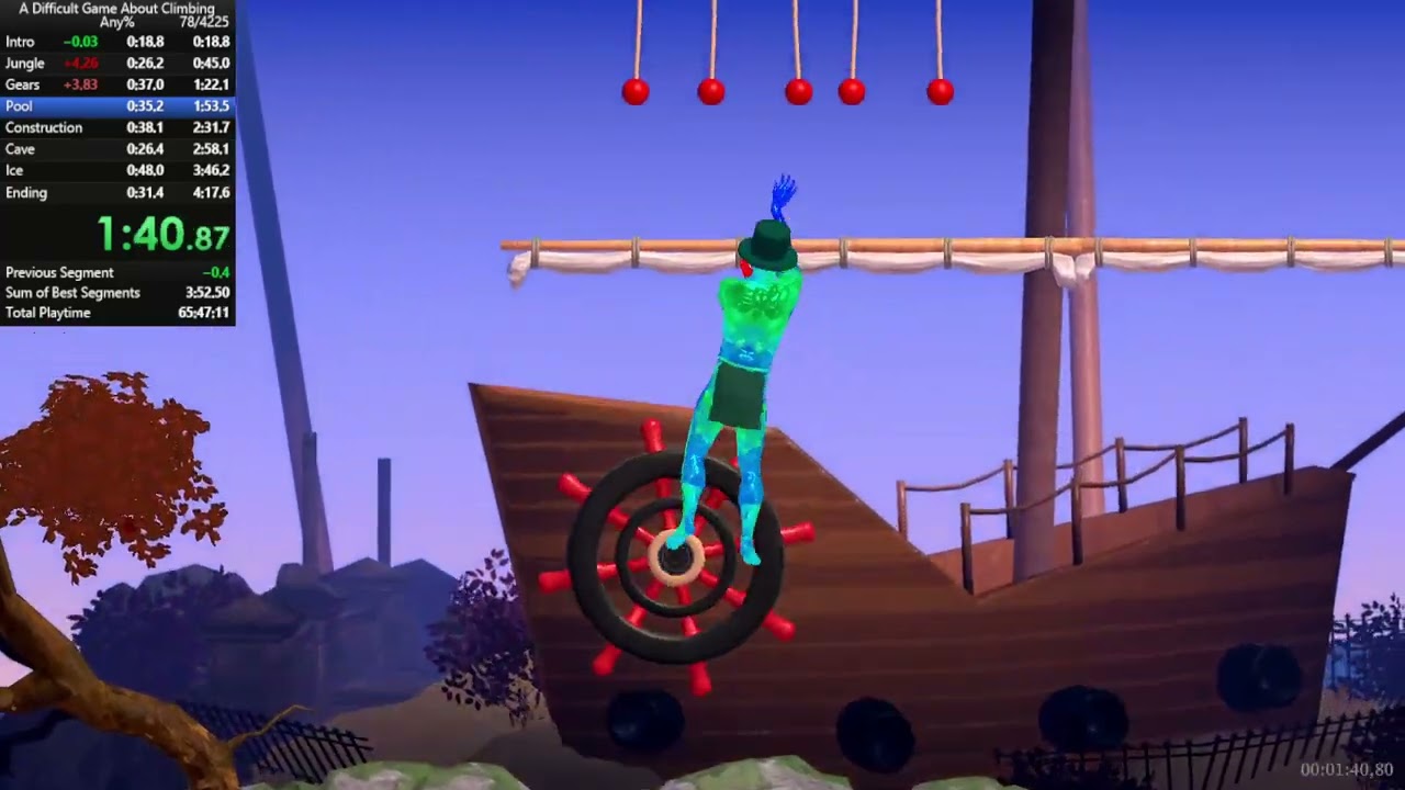 A Difficult game about climbing in 4:08