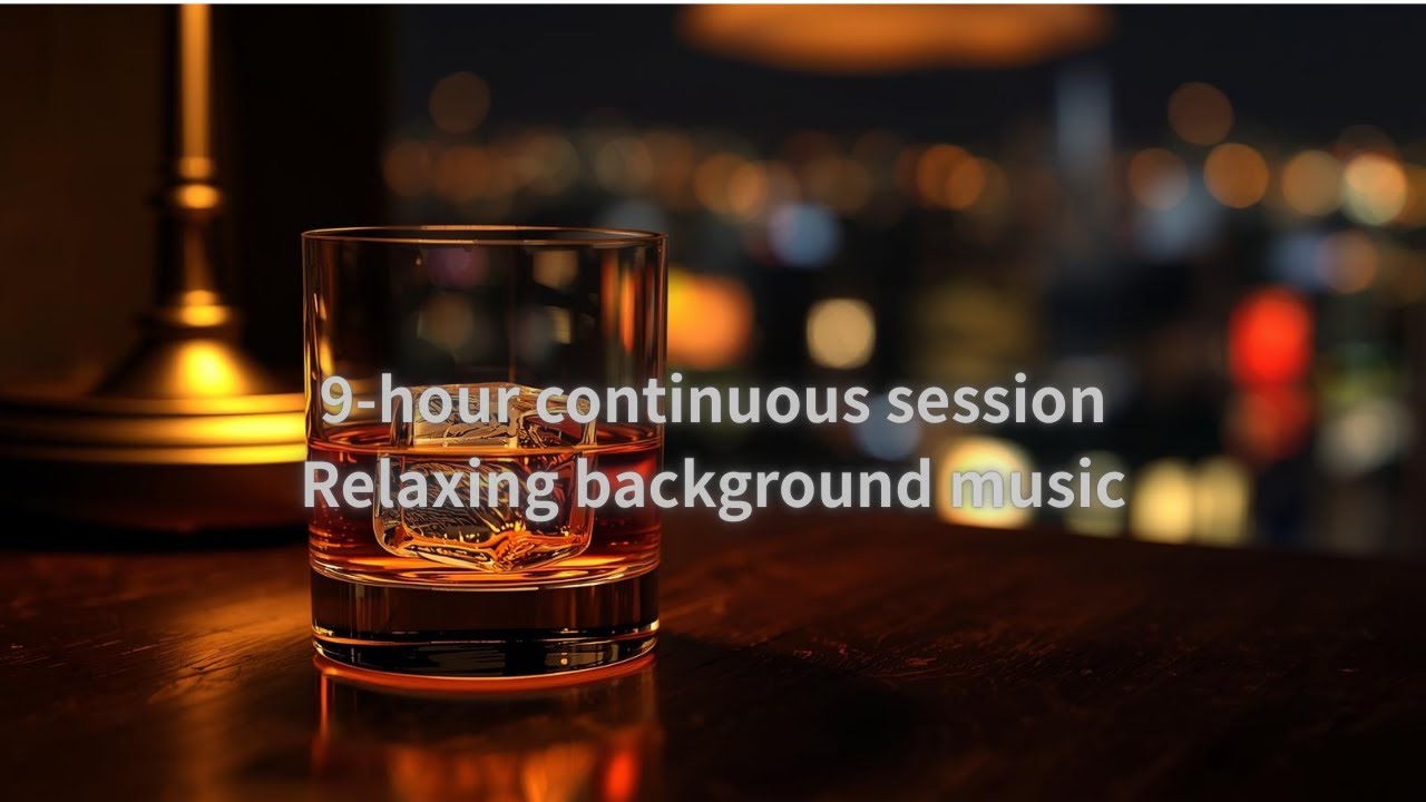 9 Hours Deep Focus Lo-Fi Jazz 🍸 Rainy Night Bar Ambience for Studying, Working, Reading