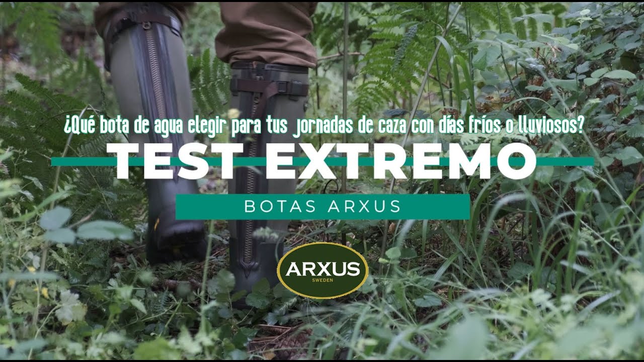 Escoge bien tus botas de agua para la caza en días fríos y lluviosos | Test extremo botas Arxus