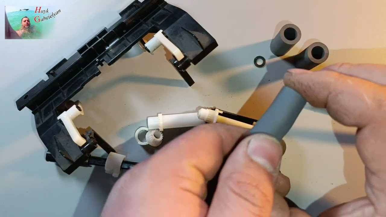 The printer Samsung SCX-3400 cannot #pickup paper. Problem with paper #pickup roller. Replace roller