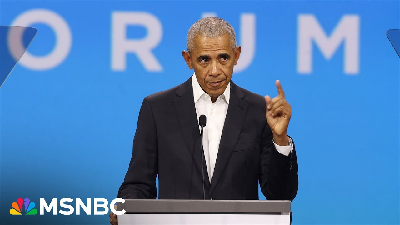 WATCH: See Obama speak at the Obama Foundation's 2024 Democracy Forum