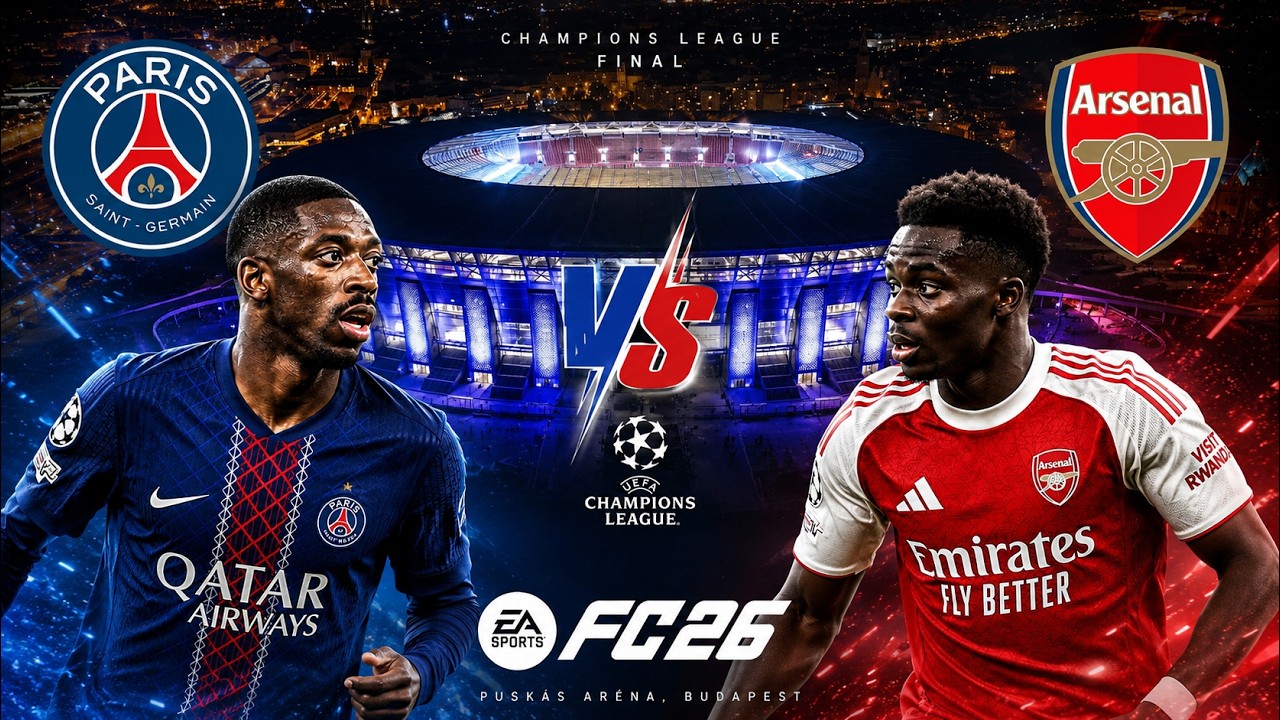 FC 26 CZ | PSG vs Arsenal FC - UEFA Champions League final | PS5 |