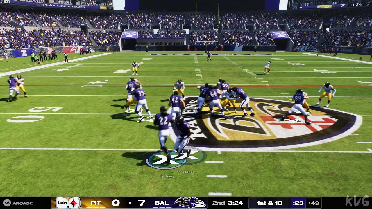 Madden NFL 25 - Pittsburgh Steelers vs Baltimore Ravens - Gameplay (PS5 UHD) [4K60FPS]
