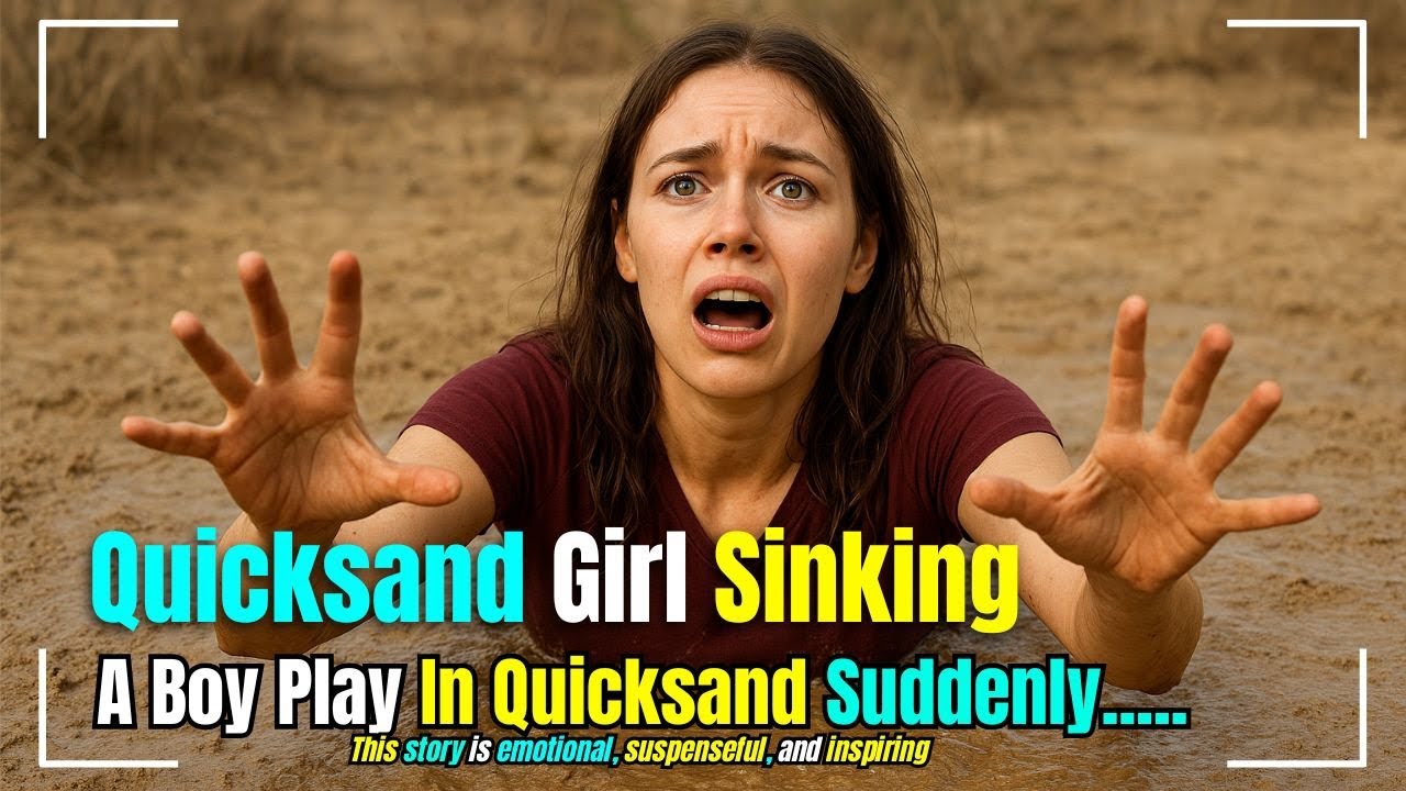 Quicksand Girl Sinking || A Boy Play in Quicksand Suddenly He Stuck😭😭#survival #adventure #quicksand