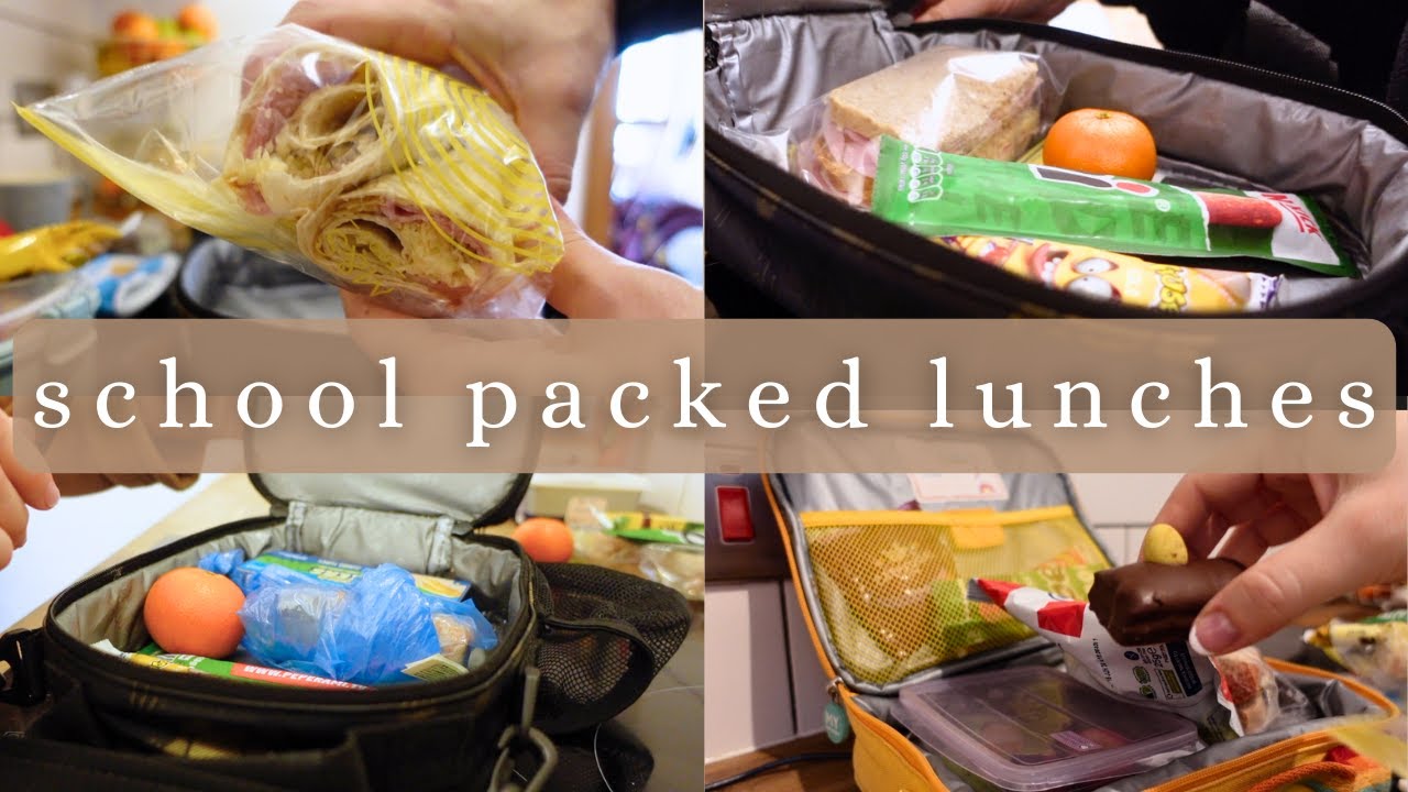 CHILDRENS PACKED LUNCH IDEAS| mum of six, snacks, lunches, school