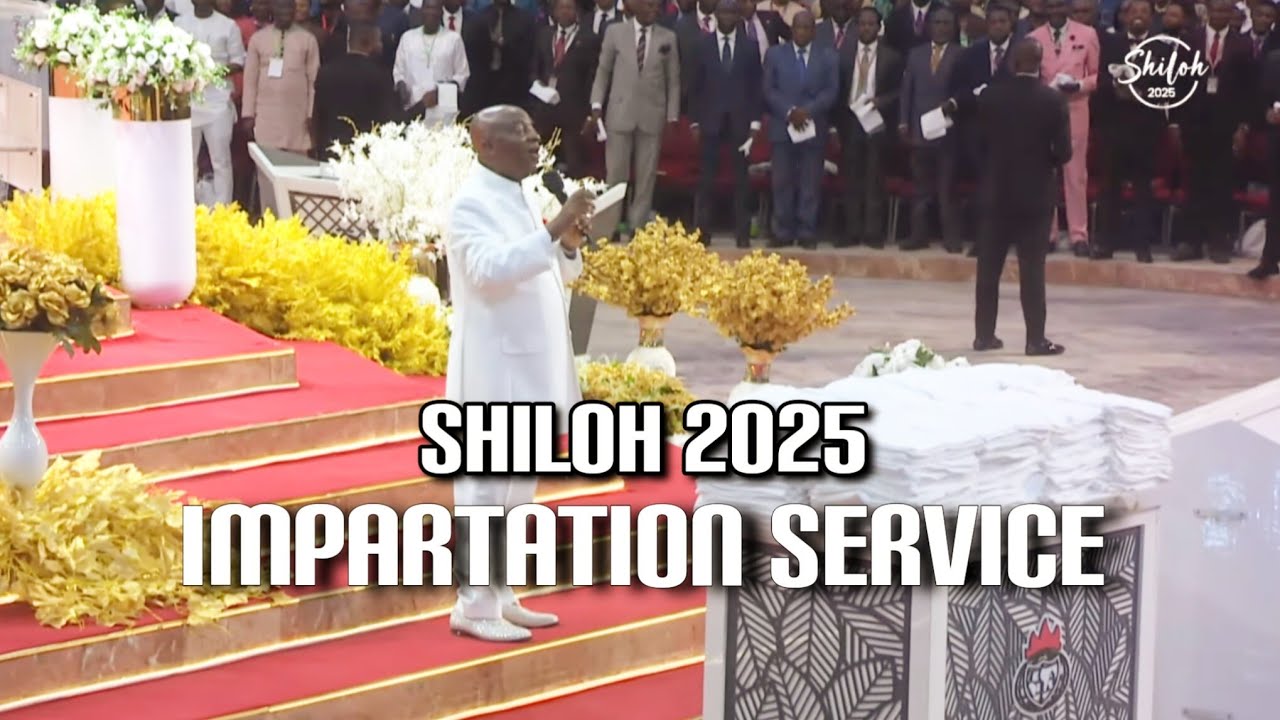 #SHILOH2025: BREAKING NEW GROUNDS IMPARTATION SERVICE WITH BISHOP DAVID OYEDEPO 